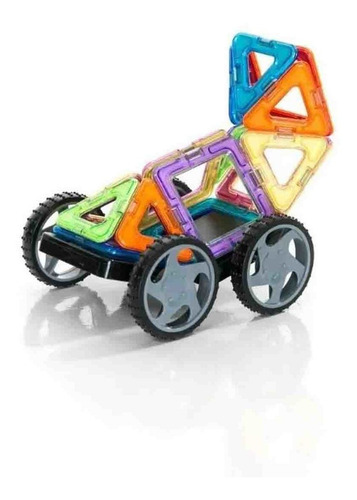 Imagen 3 de 7 de Bloques Magneticos Magnetic Sheet 32 Pzas Juguete - Rex