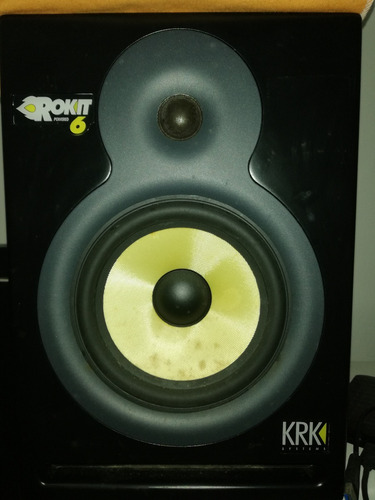 Par De Monitores Krk Rokit 6 Powered Rp6 - 1ª Geração - 110v