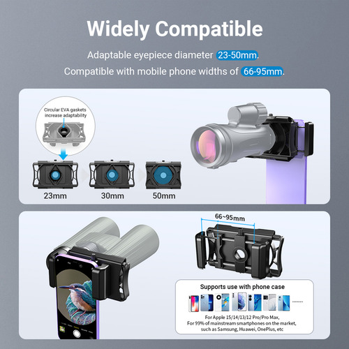 Adaptador De Soporte Para Teléfono, Adaptador Digiscoping Pa