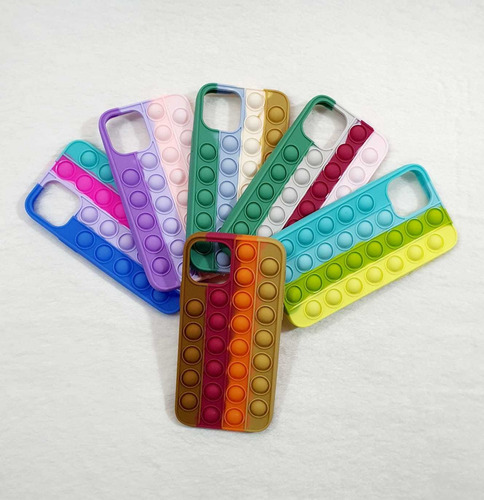 Capinha Bolha Compativel iPhone 12 6.1 Anti Stress Pop It
