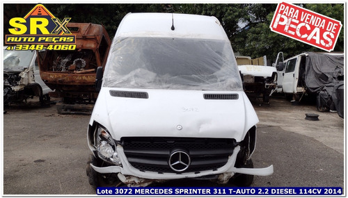 Sucata Mercedes Sprinter 311 2.2 Diesel T-auto 114cv 2014