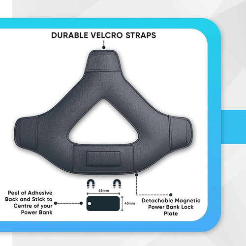 Accesorio 3 En 1 Para Oculus Quest 2 - Correa Cómoda, Base M