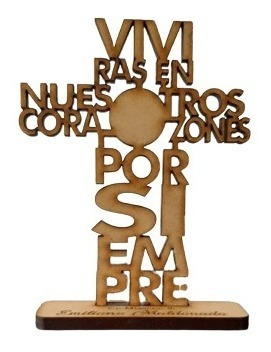 Imagen 5 de 7 de Set De 6 Piezas Recuerdos/nacimiento/bautizo/comunión En Mdf