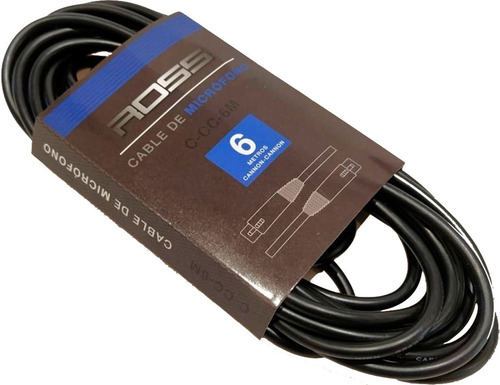 Imagen 1 de 1 de Ross Cable Balanceado Xlr - Xlr De 6 Metros Para Micrófono