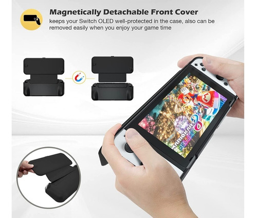 Imagen 4 de 5 de Procase Nintendo Switch - Funda Con Tapa Pana Nintendo Oled