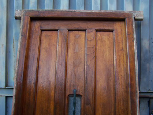Puerta De Entrada Madera Roble Roble (Usado)