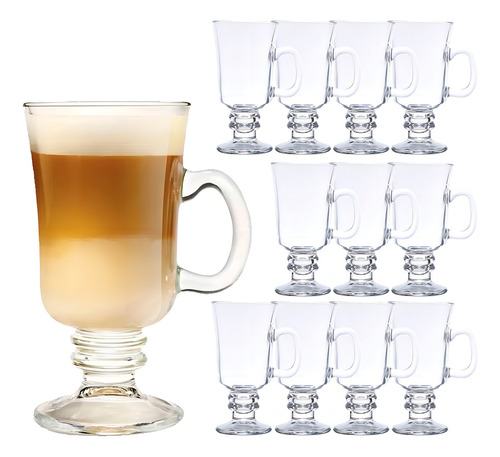 Jogo 12 Taças Cappuccino Café Caneca Dolce Gusto 250ml Lyor