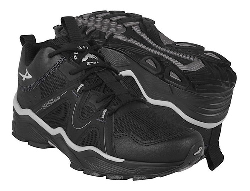 Tenis Senderismo Hombre 733 Pontiac Axl Textil Negro