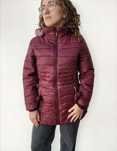 Campera Puffer Con Piel Interna Línea Económica