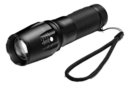 Lanterna Led X900 Zoom Recarregável Com Sinalizador