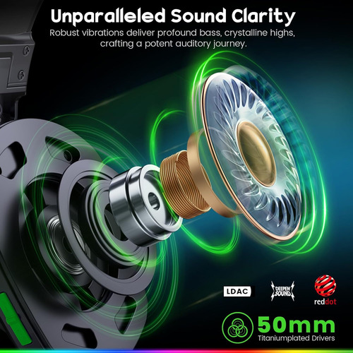 Auriculares Inalámbricos Para Pc, Ps5, Ps4, Switch, Mac, ...