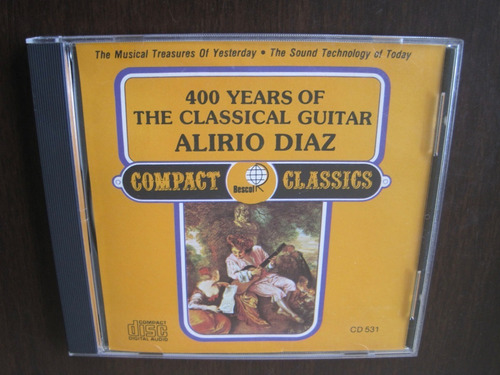 Alirio Diaz 400 Years Of The Classical Guitar Cd Bescol Nimb