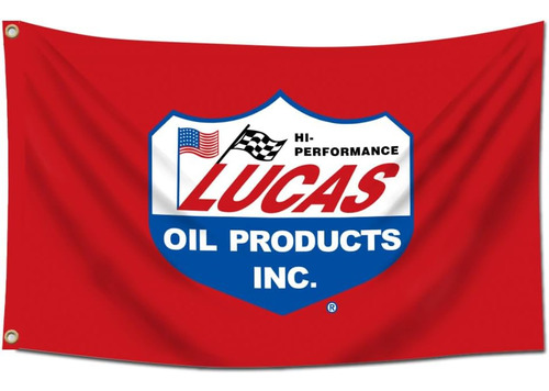 Enmoon Lucas Oil Usa Flag Banner (3x5 Pies, 150d Poly, Impre