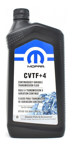 Aceite Transmision Continuamente Variable Cvt+4 Mopar