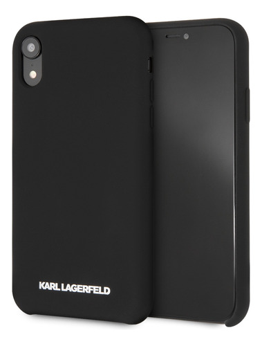 Funda Karl Lagerfeld Silicon Negro Para iPhone iPhone XR