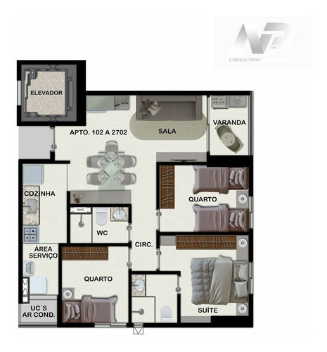 Imagem 29 de 30 de Apartamento Padrão À Venda Em Recife/pe - Ex04