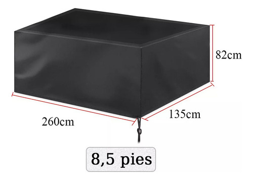 Funda De Mesa De Billar De Resistente Polvo Y Agua 8 Pies