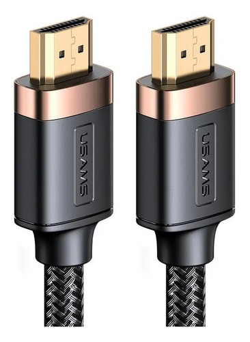 Imagen 5 de 6 de Cable Hdmi 2.0 Hd 4k 2m Negro Usams