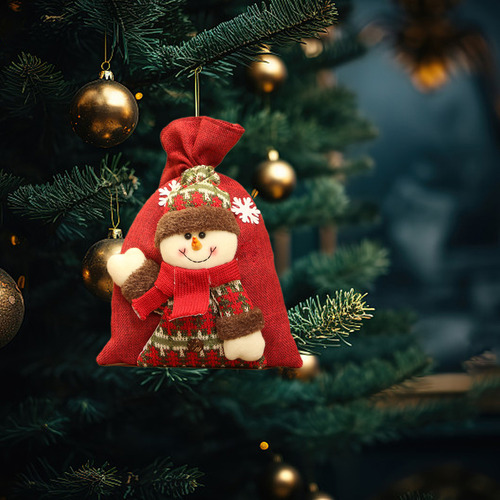 Bolsa De Regalo De Navidad, Bolsa Duradera De Regalo De Lino