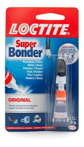 Super Bonder 3g, Pegante Instantaneo Original!!