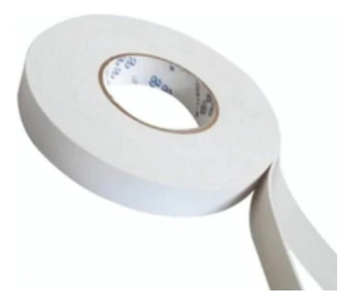 Cinta De Montaje Doble Faz Omega, Rollo De 24mm X 3m Color Blanca