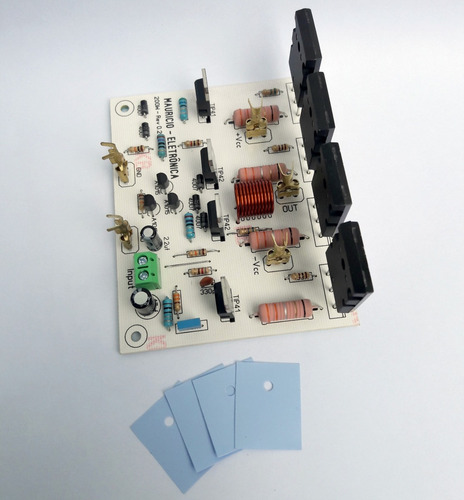 Placa Amplificador De Audio 200w Rms + Fonte Completa