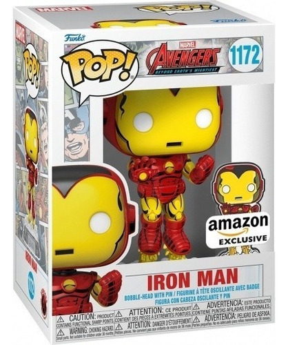 Funko Pop! Iron-man + Pin (amazon Exclusive)