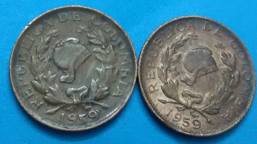 Colombia Variedad 1 Centavo 1959 ( 59/59)