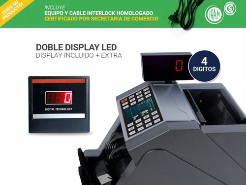 Maquina Contadora Dinero Billetes Profesional Cont06