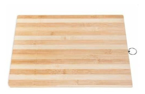 Tabla De Madera Bambu Chica 29x19 Para Picar Picada