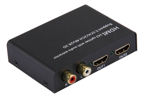 Generic Divisor Hdmi 1x2 Com Extrator De Áudio