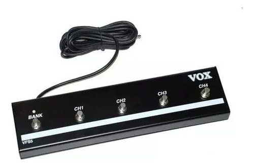 Footswitch Vox Vfs5 P/ Línea Vt Valvetronix