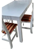 Comprar Mesa Asia 1.40mt Con 4 Sillas Tapizadas