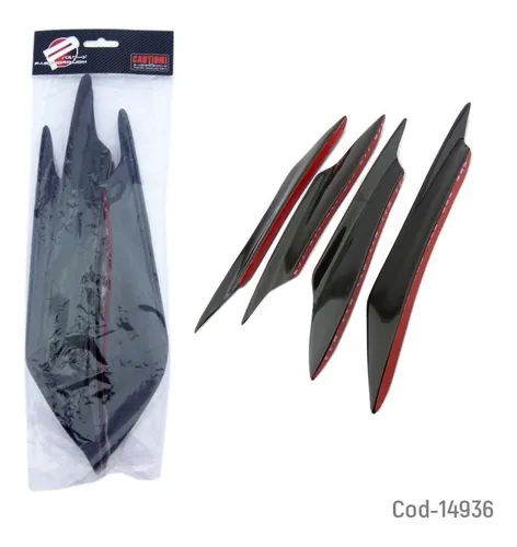 Difusor De Aire Aleta Spoiler Delantero Auto