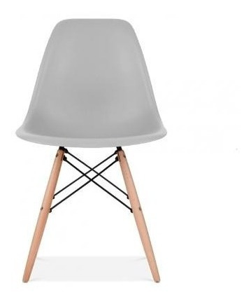 Silla Eames Dsw Gris Claro Clasica Armadas / Kubus