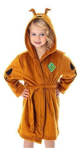 Intimo Scooby Doo Traje Con Capucha Para Niños Pequeños De F