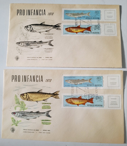 Día De Emision Estampilla Sello Peces Argentino Pejerrey 