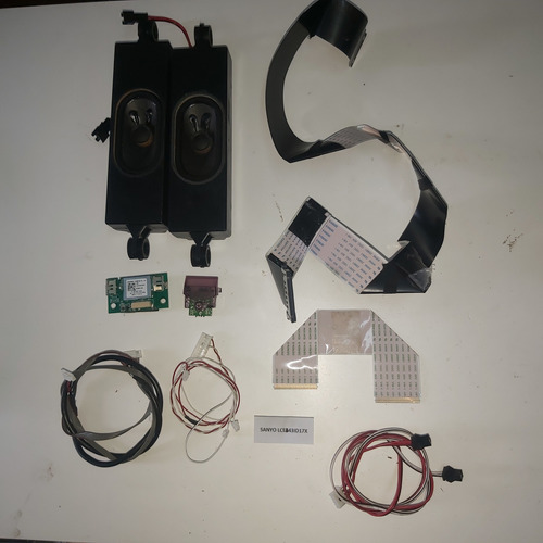Flex Parlantes Cable Botonera Sensor Remoto Sanyo Lce43id17x