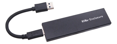 Adaptador Externo Con Cofre Para M.2 Nvme Conector Usb 3.1