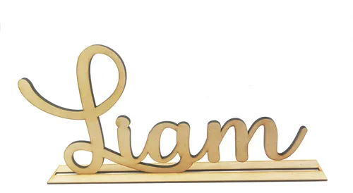 comprar Nombres En Mdf Personalizados Con Base 30cm Alto Mesa Dulces