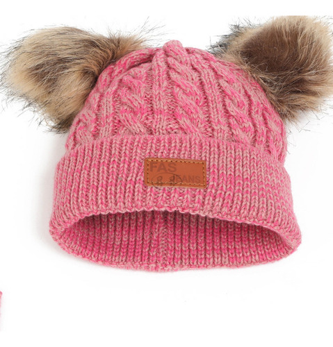 (bk) Combo De Gorro De Invierno, Guantes, Cuello Y Bufanda P