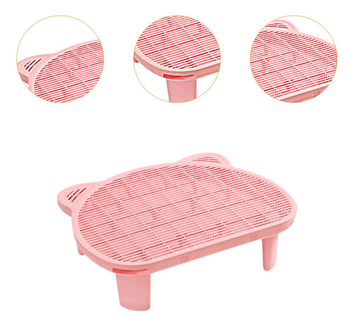 Estera Para Residuos De Gatos, Almohadilla Para El Pie, Rosa
