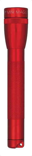 Linterna Mini Maglite Rojo 2-cell Aa C/estuche 500400 Color de la luz Incandescente