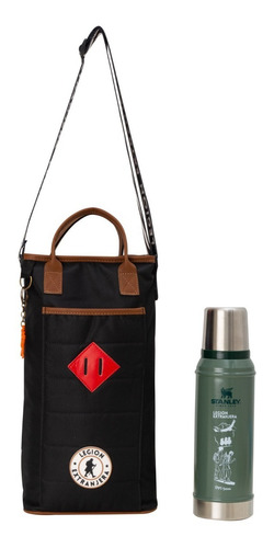 Imagen 8 de 8 de Mochila Matera Tote Salta Pop Negro