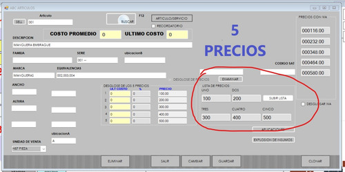 Programa Para Inventario De Taller