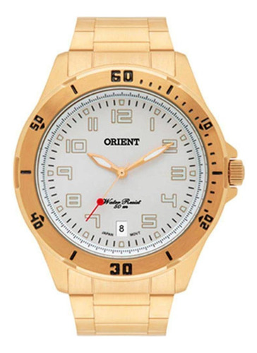 Relógio Orient Masculino Mgss1105a S2kx Casual Dourado