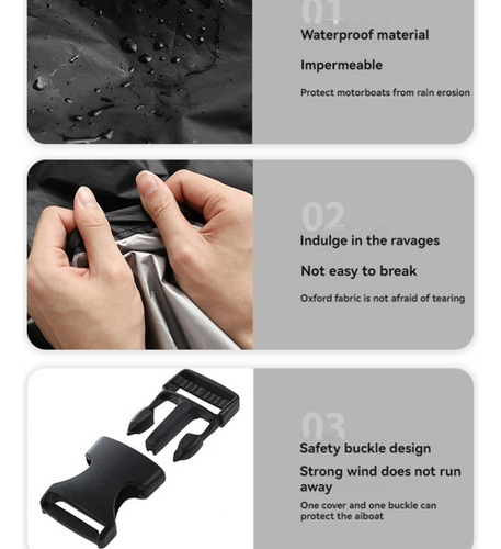 Funda Impermeable Para Moto Acuática Queenly-jet, Cubierta 2