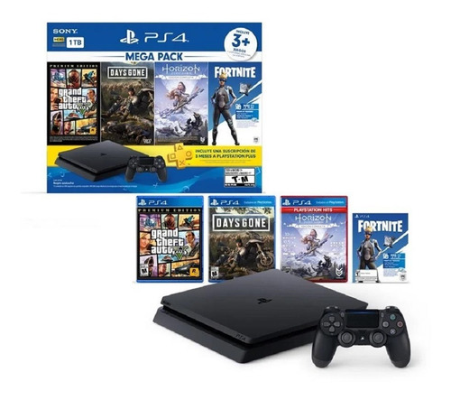Consola Play Station 4 Mega Pack 6 Ps4 2058