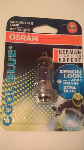 Lampada Para Moto Osram Look Xenon 4000 Kelvin 12v 35 / 35w