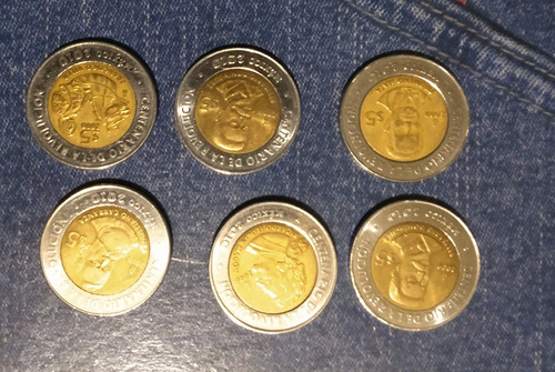 Lote De 25 Monedas Históricas Con Organizador A Elegir.